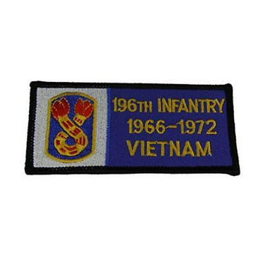 196th Infantry Brigade Patch Chargers 3 x 3 inch Embroidered Iron On Applique 